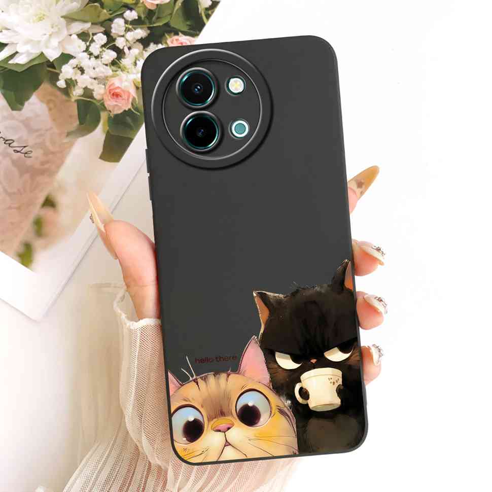 For vivo Y38 5G Case New Colorful Flower Sunset Silicone Back Cover For Vivo y38 Y 38 5G Shockproof Phone Cases Fundas Capa