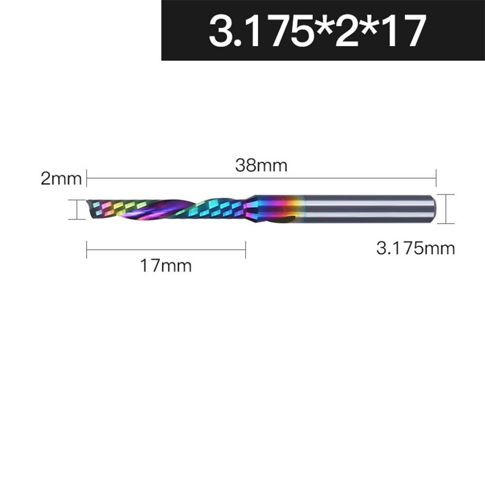 Carbide End Mill Milling Cutter Woodworking Tool Versatile Use