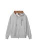 Unisex mikina s kapucí na zip Cross B Family War Horse s výšivkou