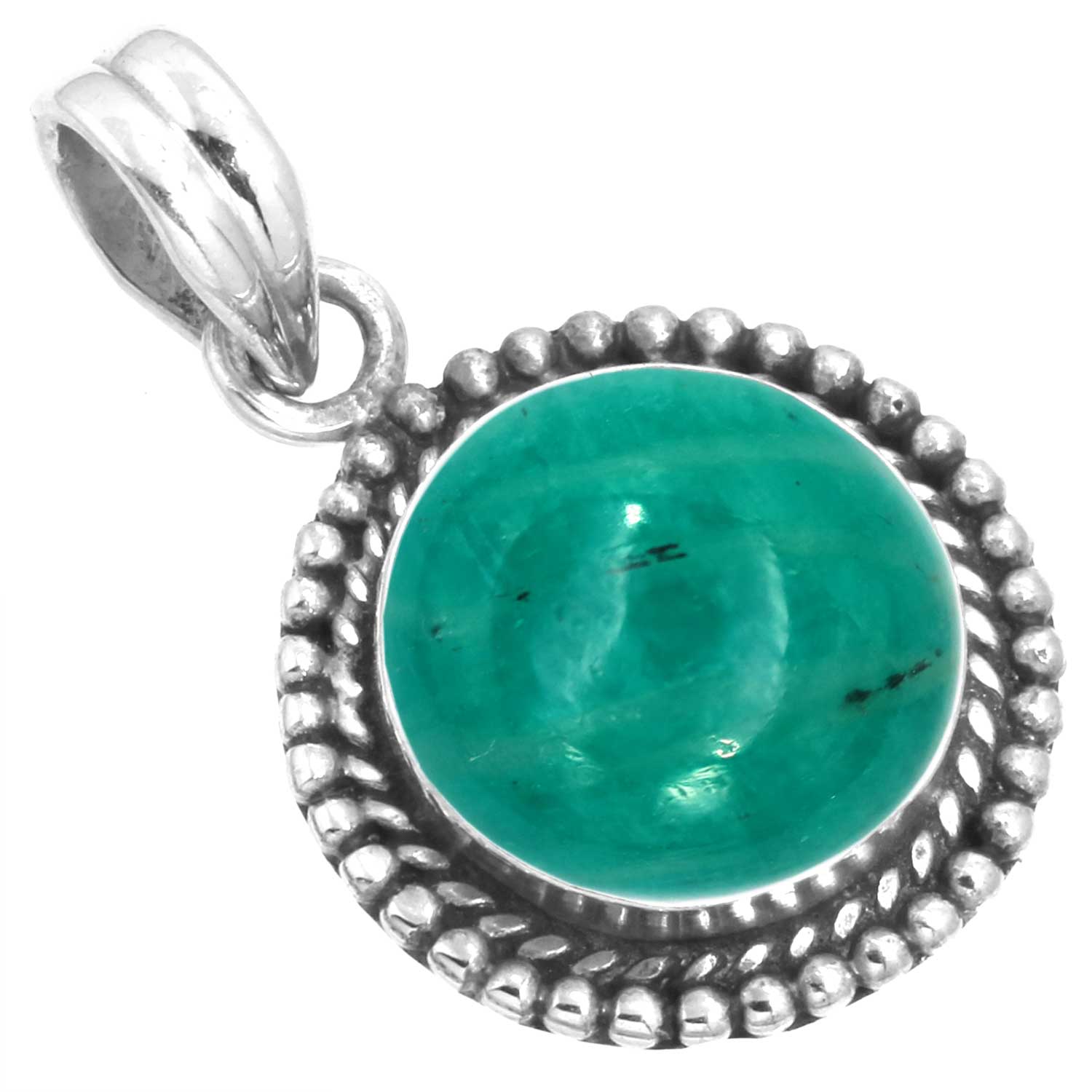 

Підвіска зі срібла 925 проби Жіноча з дорогоцінним камінням Ручна робота Ювелірні вироби Подарунок на день народження Амазоніт Ангеліт Блакитний опал Ботсванський агат Мохавський азурит Хризокола