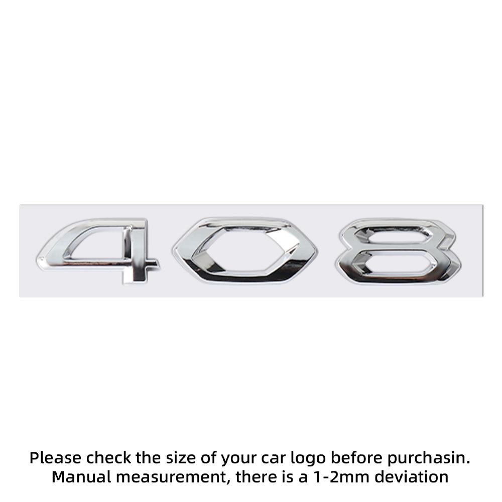 1Pc 3D ABS Letters Car Side Fender Rear Trunk Emblem Badge Sticker Auto Front Hood Logo Decal Accessories