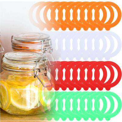 Regular Mouth Replacement Leak-proof Airtight Mason Jar Gaskets Sealing Rings Rings Seals