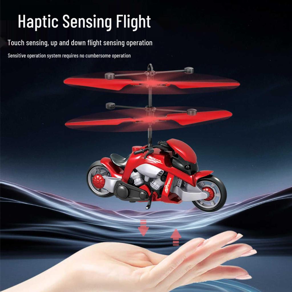 Induction Flying Motorcycle Toy for Kids