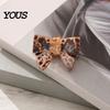 Acetate Hair Clip 1/4Pcs Clips for Women, Imitation Plate Claw with Strong Back Head Spring Clamp, 3D Bow Design Magnetic Daily Wear Women