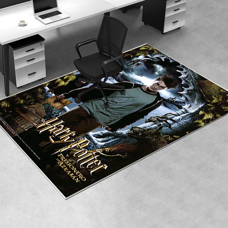 

Harry Potter Prisoner Azkaban Poster Print Office Mat Home Decor Office Desk Chair Rugs Chair Carpet for office Chair Mat Gift For Halloween 60cm by 90cm
