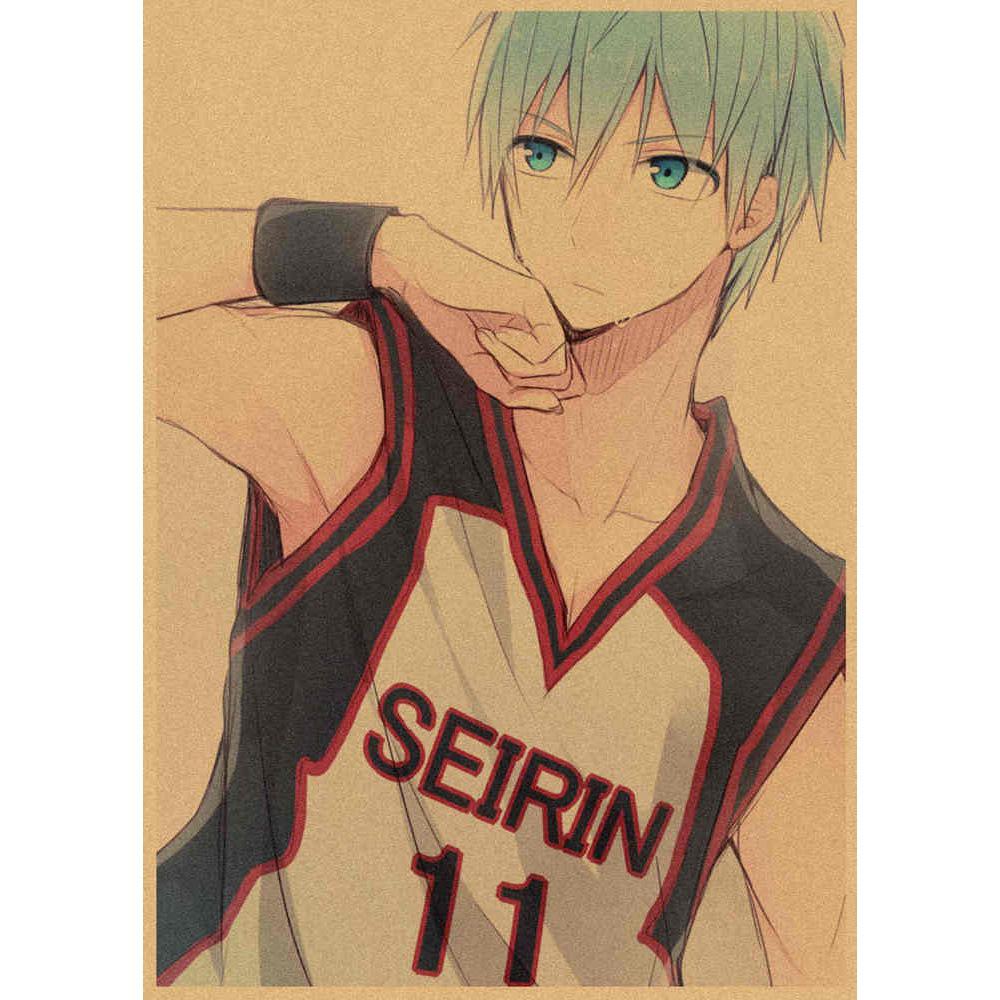 Kuroko's Basketball Retro Kraft Poster Decorative Wall Art Mural 407