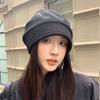 Autumn Hat Women's Baotou Hat Warm Ear Protector Wool Knitted Hat Stacking Hat