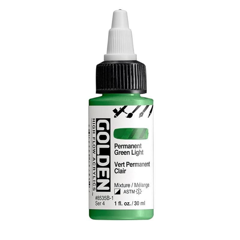 

Golden Acrylic High Flow 30ml 8535 permanent green light 13121535
