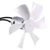 6" Replacement White RV Vent Fan Blade With 12V D-Shaft Motor, Compatible With Heng'S, Elixir, Ventline, Jensen