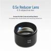 0.5X 0.7X Microscope Auxiliary Lens Anti-Oil Fume HD Magnification Extension Adapter Ring