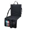 Folding Stadium Seat Camping Back Support Cushion Seat with Storage Bag Cup Holder Portable Outdoor Moisture proof