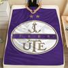 1 Pezzo Coperta in Flanella con Stampa Ujpest FC, Alta qualità Confortevole per Tutte le Stagioni, Arredamento per la Casa, Calore e Comfort, Perfetta per Regali di Natale