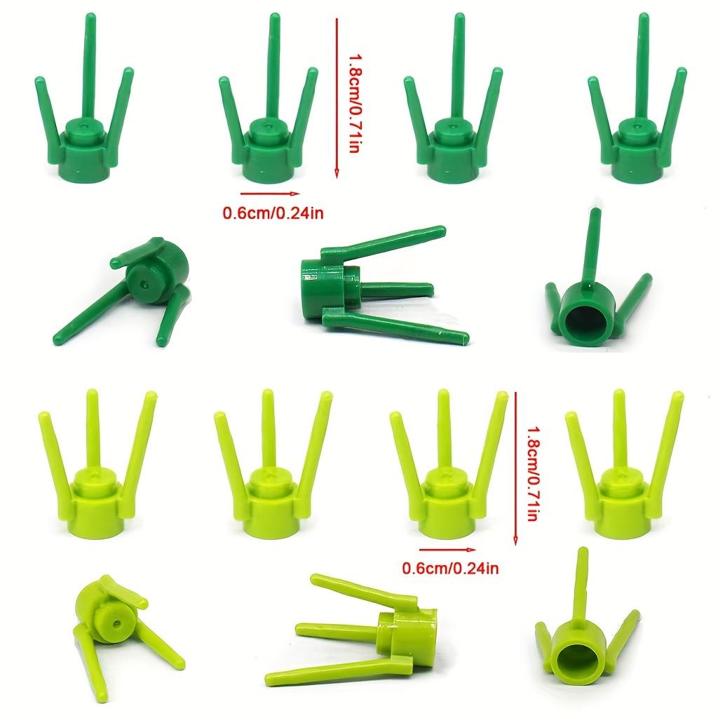 50pcs MOC Parts 3741 Plant Flower Stem Holder Building Blocks Street Plants Flowers Decoration Assembled Bricks Toys for Gifts
