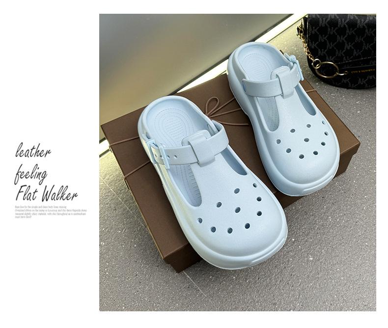 2025 Women's Non-slip EVA Thick-soled Slip-on Sandals & Slippers for Indoor/Outdoor Use