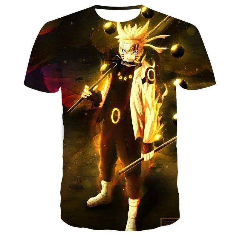 Naruto Cosplay Unisex 3D Geprint T-shirt, Kinder Straatkleding, Harajuku Stijl T-shirt Top, 2026 Cadeau Korte Mouw Shirt