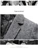 Men's Double-Sided Wool Coat: Thickened, Long-Style, Plus-Size, Autumn and Winter Outerwear