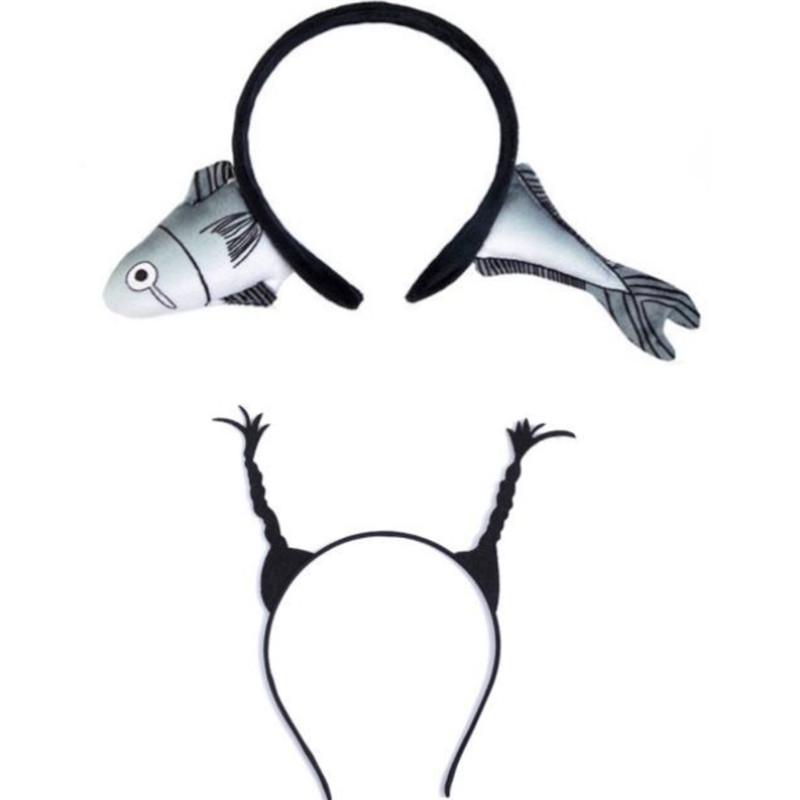 Personalized Halloween Arrow Headband & WiFi Exclamation Hair Clip for Braids