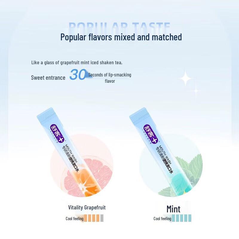 Shuke Portable Antibacterial Mouthwash Strips