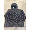 Used Supreme Reflective Bandana Anorak Black Bandana Pattern Anorak M