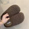 Lamb Wool Slippers Female Outer Wear 2025 Autumn and Winter Gentle Fairy Wind Bag Head Lazy Velvet One Pedal Muller Shoes