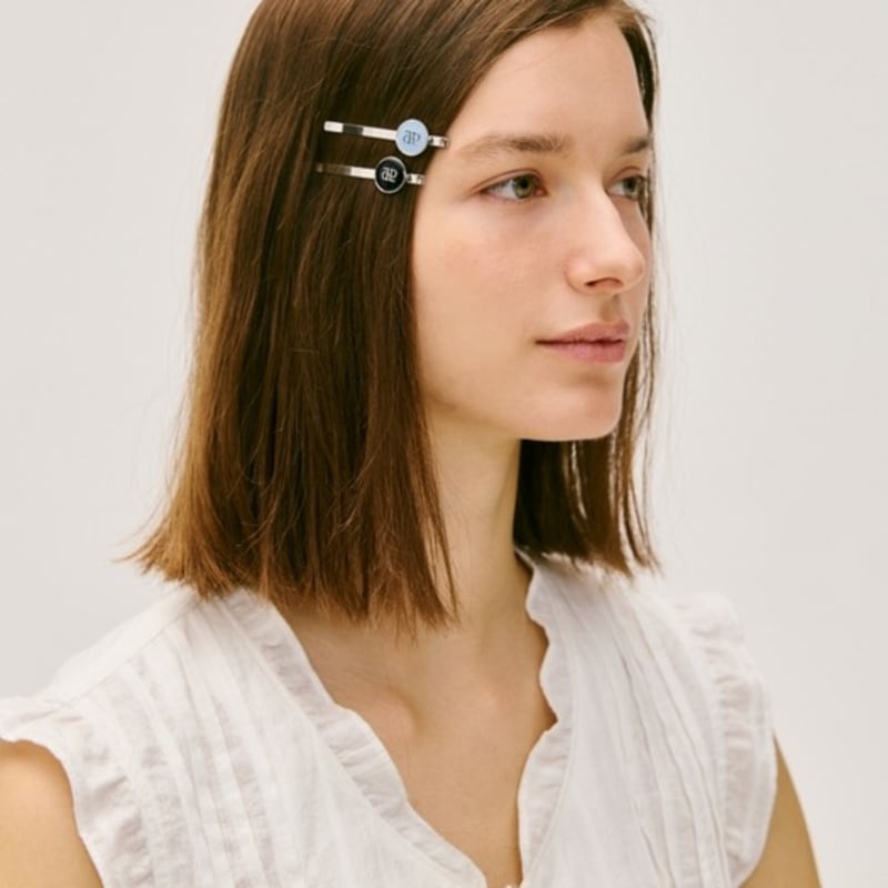 DEPOUND Kreis Metall Pin - Himmelblau