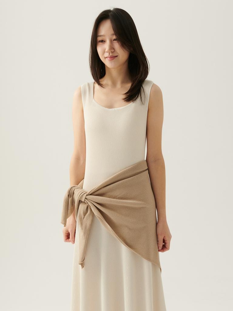 Beiseuseuledeu Haze Sleeveless Dress - Ivory