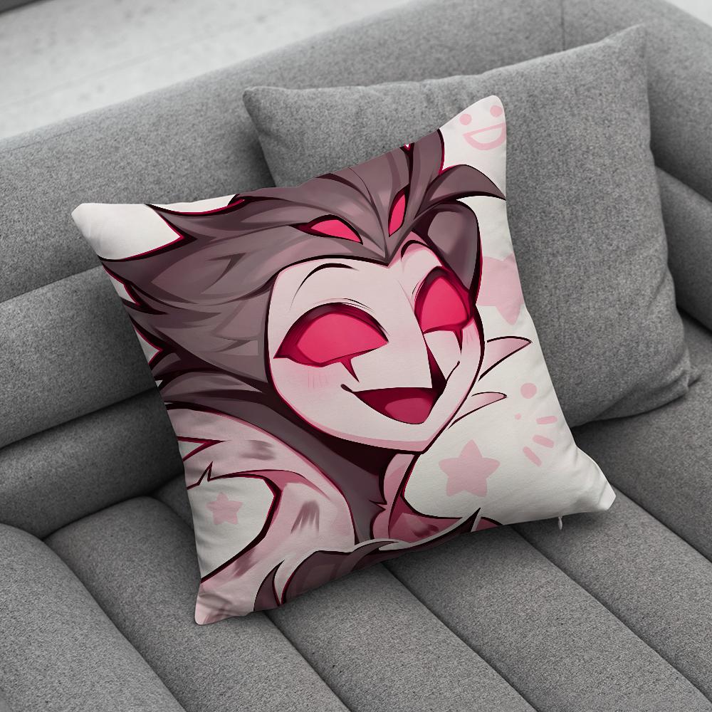 HHelluvaSS Anime BBoss Pillow Case Soft Cushion Cases for Farmhouse Sofa Decor Home Decorations and Protector