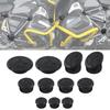 11PCS Motorcycle Frame Hole Cover Caps Plug For BMW R1250GS 2018-2022 R1250GS Adventure 2018-2024 R1200GS LC/Adventure 2014-2018