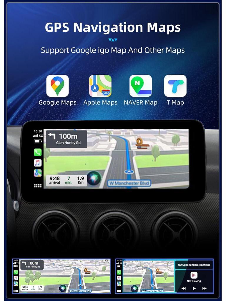12.3" Navigation & Carplay Screen for Mercedes-Benz CLA-Class C117/X117