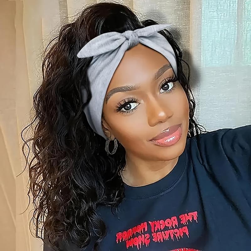 Wide Rabbit Ears Elastic Ribbon Hair Accessories Suit, Sports Yoga Headband, Soft And Comfortable Wide Brim Hair Band