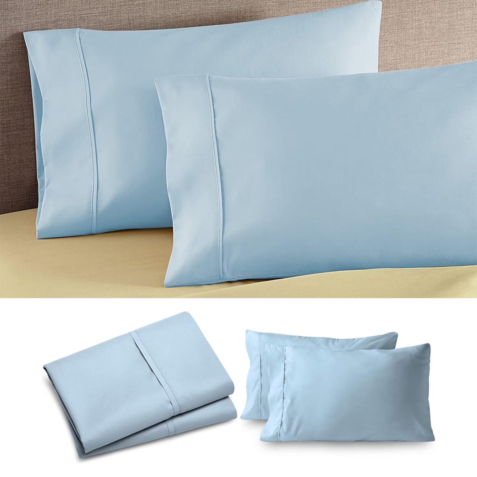 

Set Of Two Extra-large Pillowcases - Ultra-soft Brushed Microfiber Pillowcases With Envelope Closure, 20x36 Inches, Cool And Breathable Bedding Set. One Size
