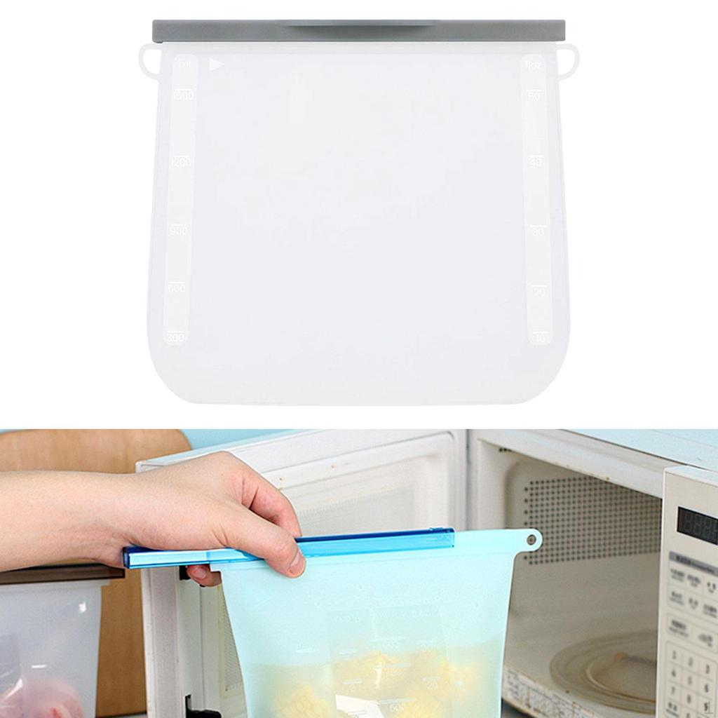 Silikonowy pojemnik na żywność Lekki Warzywa Szczelny Przekąska Mleko Uchwyt Saszetka Wielorazowy