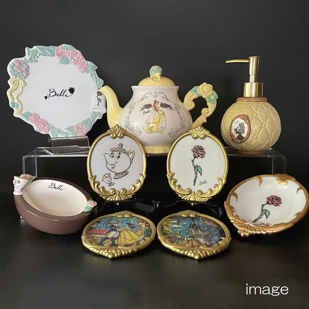 Sun Art Disney "Beauty and the Beast" Teapot, Approx. 655ml, Yellow, SAN3630