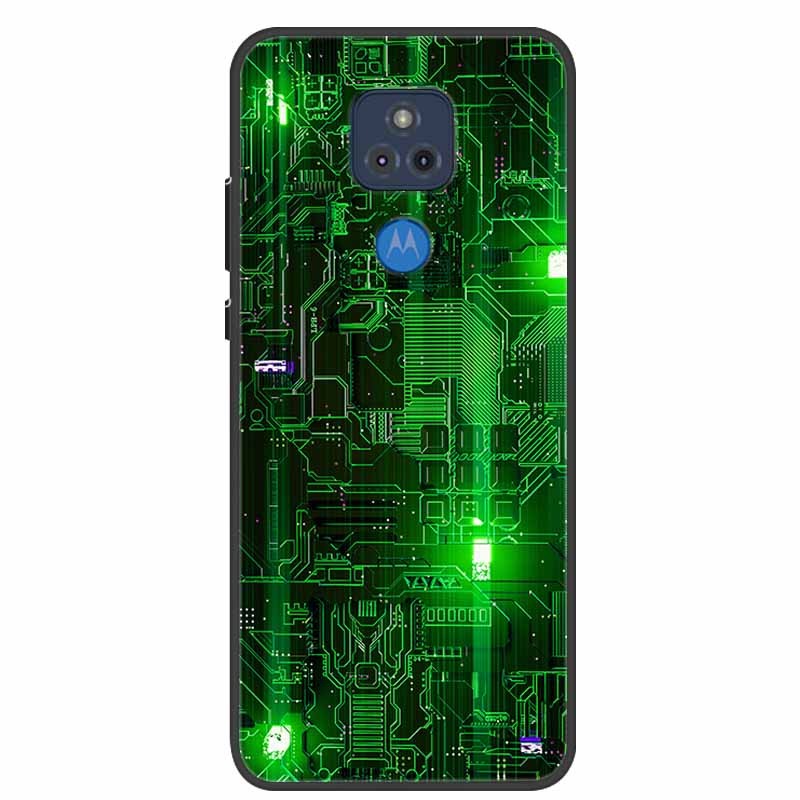 For Moto E7 Plus Case Bumper Silicone TPU Soft Phone Cover Case For Motorola E7 Plus Cartoon Funda E 7 Plus Shockproof Coque