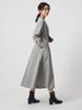 United Arrows Green Label Relaxing Waist Belt Long Sleeve Dress, Machine Washable, 35261992747 7900 Navy (79) Free Shipping