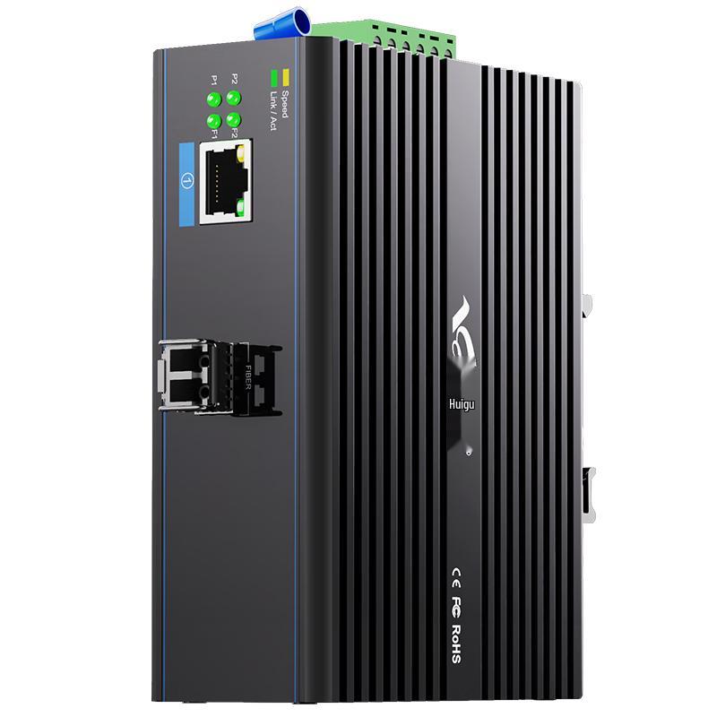 Huigu Industrial POE Fiber Optic Transceiver Switch HG800 Series
