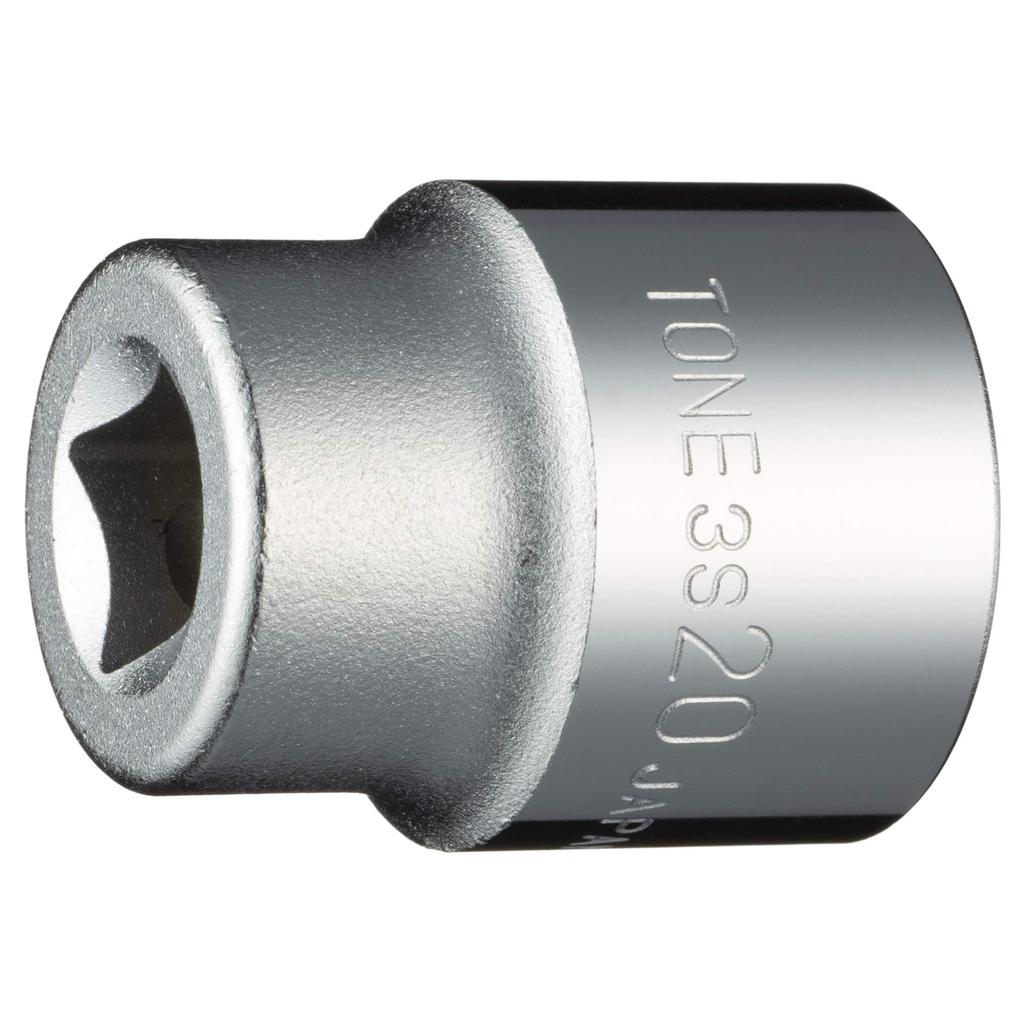 Tone 20mm Width HP3S-20 6-Point Socket, 9.5mm (3/8") Drive,