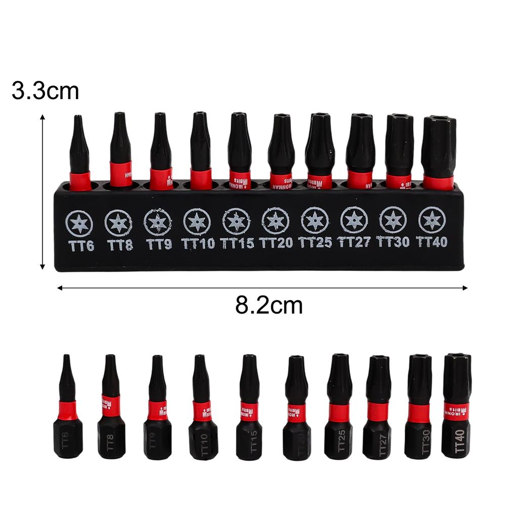 Impact Hex Head Metric Bits Set Alloy Steel Magnetic Torx Screwdriver Bit Extension Rod Drill Bits Power Drill Parts Accessories