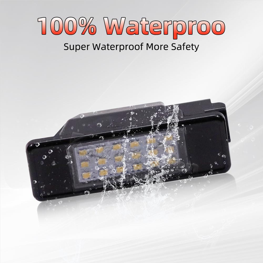 Car Rear trunk LED SMD License Number Plate Light Lamp 6000K For Peugeot 106 207 307 308 406 407 For CITROEN C3 C4 C5 C6 C8