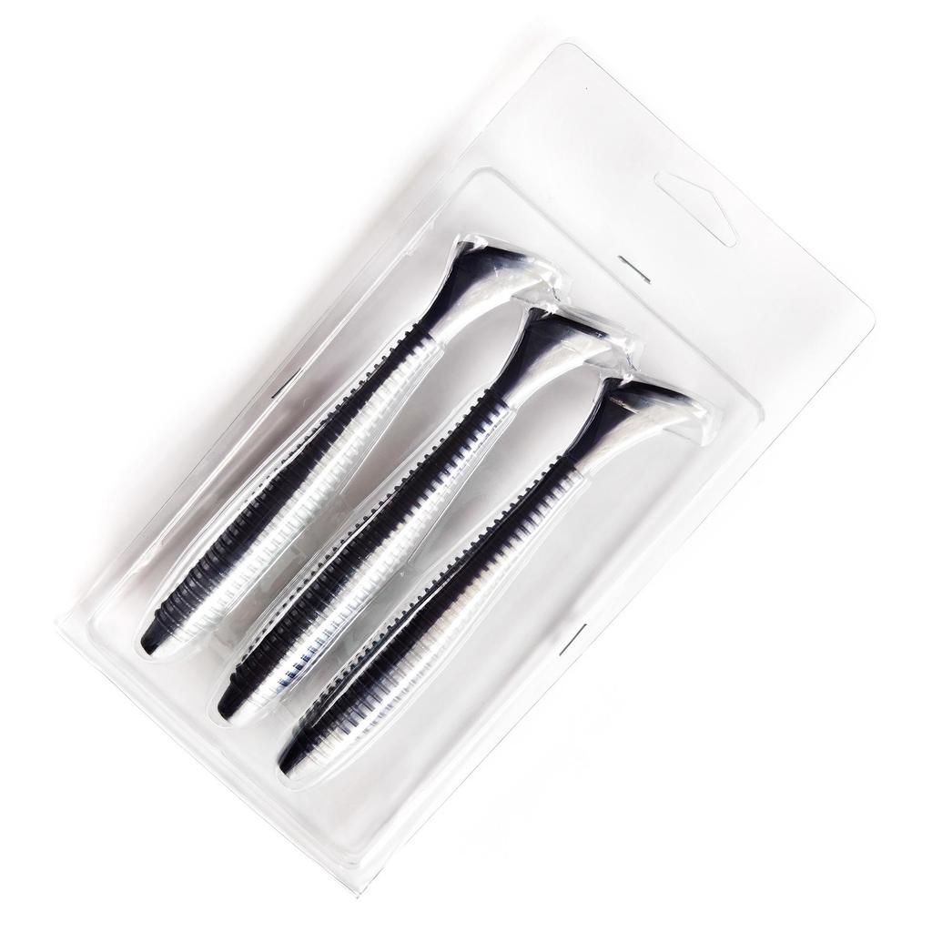 Big Fish Soft Bait: 16cm/23g T-tail, Two-tone, Strong Bite Resistance, Slow Sinking, Full Layer.