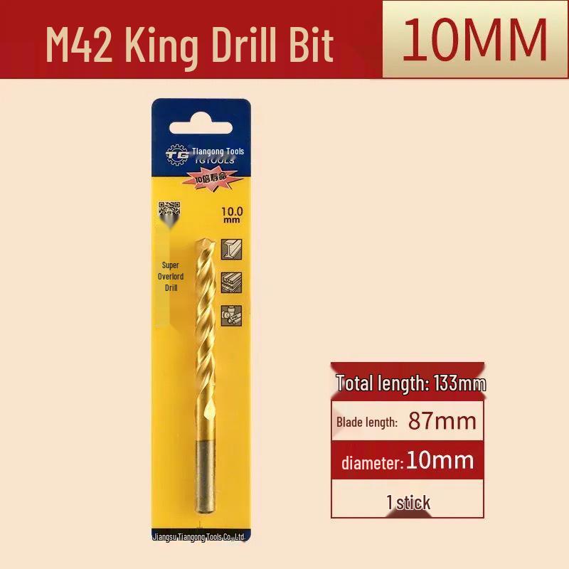 Tiangong M42 Overlord 8% Cobalt High-Speed Steel Twist Drill Bit for Stainless Steel