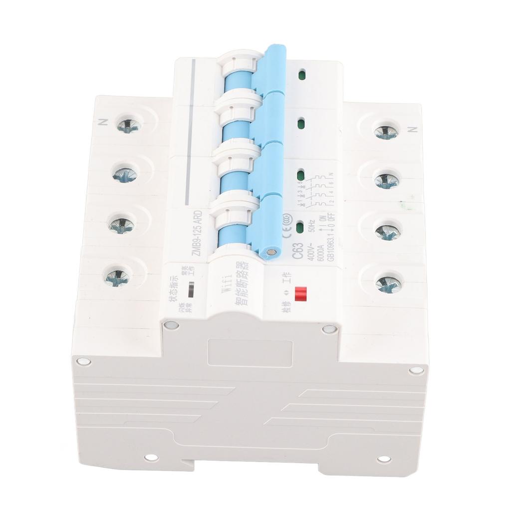 WiFi 4P Intelligent Circuit Breaker Wireless Remote Control Switch 400V63A