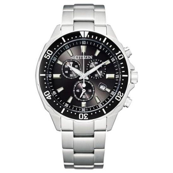 CITIZEN Wristwatch collection (light-powered eco-drive/water-resistant/chronograph) VO10-6771F simple adjust mens business analog student gift date