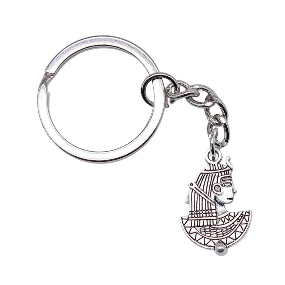 Pharaoh Chief Egyptian Amulet Keychain for Office Workers New Arrival Initial Graduation Gift Casual Accessory