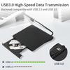 USB 3.0 External DVD RW CD Writer Slim DVD Recorder Portable Optical Drive Burner Reader Player Tray Type Portable For PC Laptop