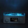 Record Player Style Bluetooth Speaker with Night Light and Time Display 3 In 1 Multifunction Small Stereo Wireless Speaker