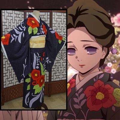 Anime Comic Demon Slayer Kimetsu No Yaiba Cosplay Costume Tamayo Kimono Cosplay Costumes
