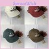 Hip Hop Embroidered Letter Baseball Cap With Sun Protection For Casual Streetwear