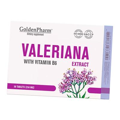 Valerian Extract with Vitamin B6, Valeriana with Vitamin B6, 50 Tabs (71519013)