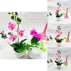 Faux Butterfly Orchid Bonsai Figure With Plastic Material For Indoor Decor And Collectors Display